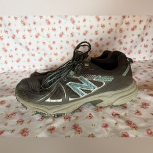 Gray and Blue Women's New Balance Athletic Shoes